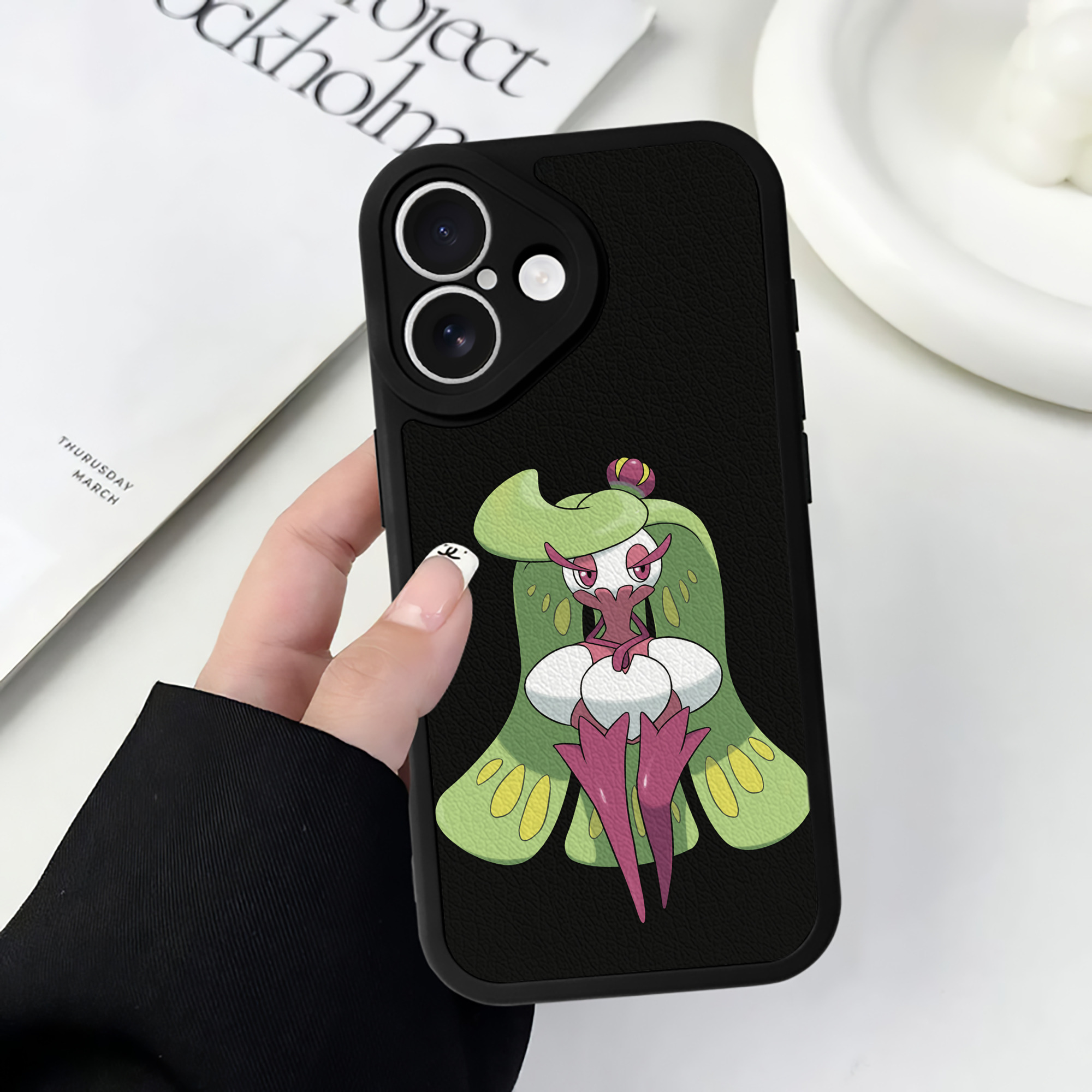 （画像用） ポケットモンスター Pokémon 【iPhone 16シリーズ対応】シリコンスマホケース（レザー調） 材質：シリコン